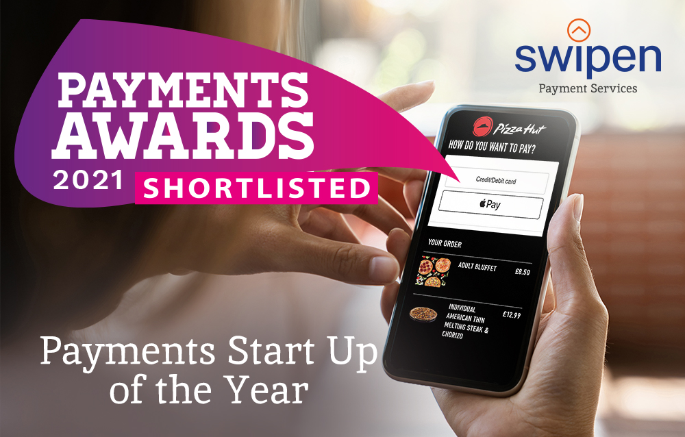 We’re finalists – Payments Start Up of the Year!
